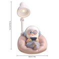 thumbnail image 2 of Cartoon Couples Action Figure Figurines mini Romantic Ornament With light for Valentine‘s Day gift, 2 of 13