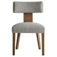 thumbnail image 6 of Nalani Dining Chairs - Set of 2 in Heathered Weave Wheat Deep Brown, 6 of 10