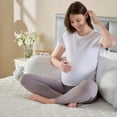 thumbnail image 5 of Adjustable Pregnancy Body Pillow, Smooth and Soft Cover, Shaped Full Body Maternity Pillow with Removable Cover, 5 of 5