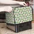 thumbnail image 6 of KLL Christmas Trees Print 2 Slice Toaster Dust Covers Kitchen Small Appliance Cover with 2 Pockets,Can hold Jam Spreader Knife & Toaster Tongs (11.4 x 7.9 x 7.5), 6 of 6