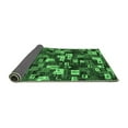 thumbnail image 2 of Ahgly Company Indoor Square Abstract Emerald Green Contemporary Area Rugs, 6' Square, 2 of 4
