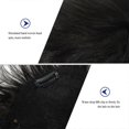 thumbnail image 3 of Hair Pieces Hair Extension Black Hairpiece Replacement Toupee for Men Male, 3 of 4