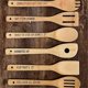 thumbnail image 3 of Funny Wooden Spoon Set, 6Pcs Wooden Cooking Spoons, Engraved Wooden Coffee Spoon with Funny Sayings B, 3 of 5