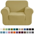 thumbnail image 1 of CHUN YI 1-Piece Checks Stretch Sofa Cover Slipcover Couch Cover, 1 of 6