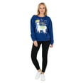 thumbnail image 2 of Jollidays Women's Happy Llamakuahh Pullover Sweatshirt, Sizes S-XXL, 2 of 5