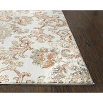 Alora Decor Lavish 8'10"x11'10" Beige/Gray/Rust/Blue Power-Loomed Area Rug