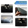 thumbnail image 2 of WOBOGO Justice Puppy Car Windshield Sunshades Autopilot Lightweight Accordion Sun Visor 53×23.5in, 2 of 8