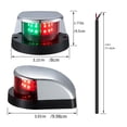 Wzmzjy Boat Navigation Light Red and Green Rust Resistant Marine LED ...