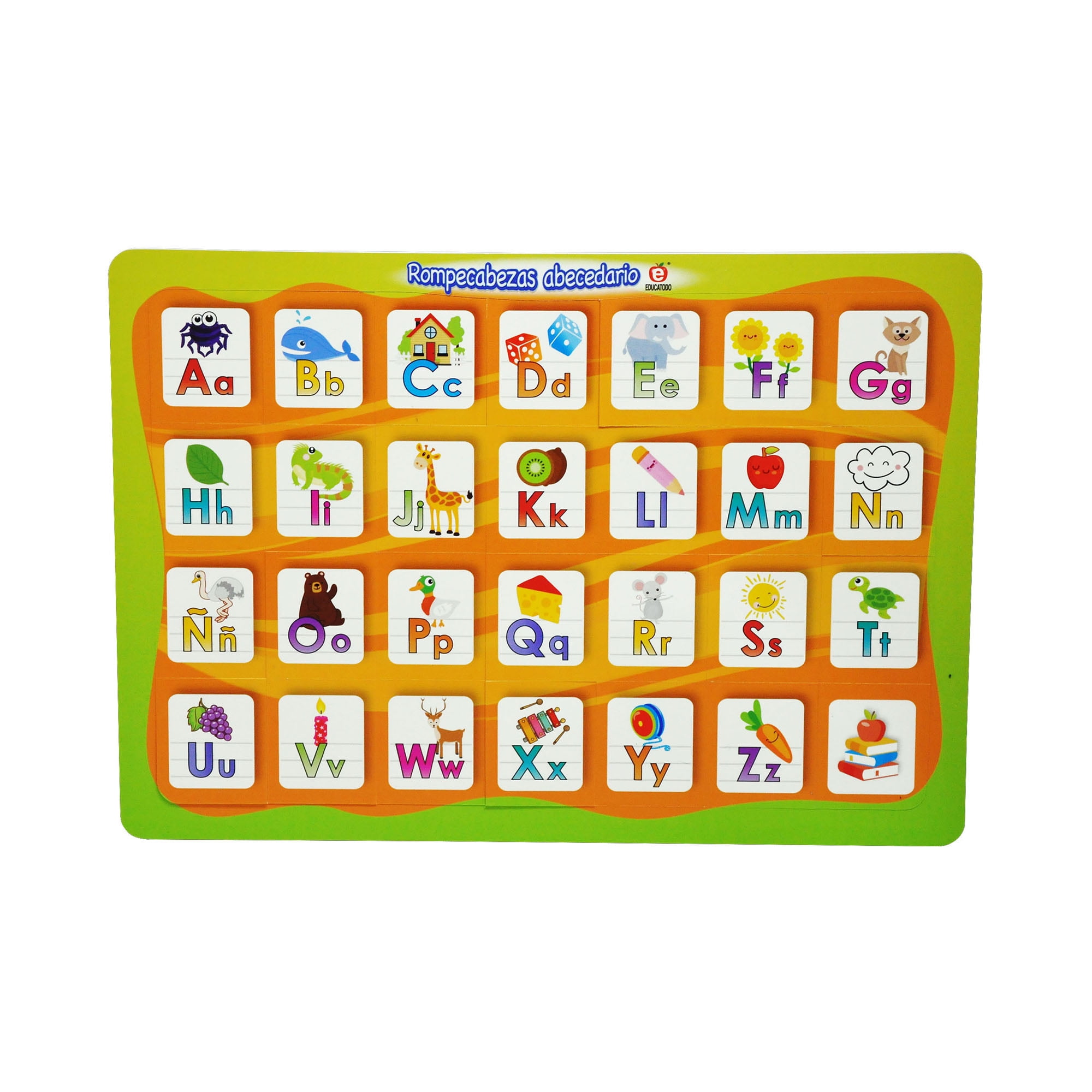 Rompecabezas Letras Arbol Abc Rompecabezas De Madera Alfabeto