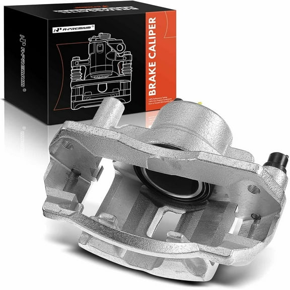 A-Premium Disc Brake Caliper Assembly with Bracket Replacement for Mazda Protege Protege5 1999-2003 Front Left Driver Side