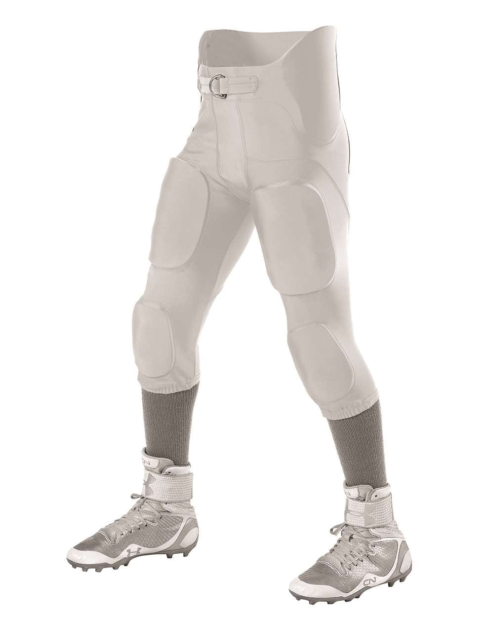 Alleson Athletic Intergrated Football Pants Color White Size