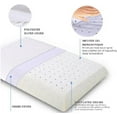 thumbnail image 2 of SUQ I OME Slim Sleeper - Ultra Thin Flat Pillows for Sleeping, Cooling Gel Infused Memory Foam Pillow 2.2 inch Height .23 x 15.7 x 2.2 inches, 2 of 4
