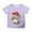 Purple, variant on Easter Girls Tshirts Short Sleeve Crew Neck Bunny Print Easter Party Performance Girls Fashion Tshirts Children Soft Outfit Yellow Size 4-5 Years