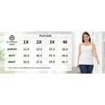 thumbnail image 2 of Alove Womens Plus Size Tops Cotton Camisoles Adjustable Spaghetti Strap Tank Tops Scoop Neck Layer Cami Build in Shelf Bra, 2 of 6
