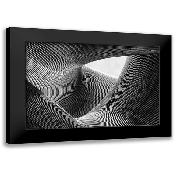 Pfeiffer, Peter 18x13 Black Modern Framed Museum Art Print Titled - lines