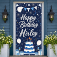 thumbnail image 5 of Pink Lettering Banner Gold Fireworks Birthday Display Colorful Balloons Star Decorations Party Backdrop for Birthday Party Kids Celebration Photo Shoot, 5 of 9