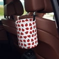 thumbnail image 5 of Easygdp Ladybug On Blue Stripes Car Trash Can Garbage Car Accessories Trash Can Car Waste Bin for for Driver and Passenger Any Vehicle, 5 of 7