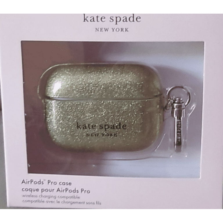 Kate Spade New York Protective AirPods Pro Case Gold Glitter