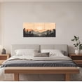 thumbnail image 4 of ZHONGYUTONG Boho Mountain Wall Art 3 Piece Canvas Print Boho Landscape Pictures Wall Decor for Bedroom Modern Artwork Framed (24.00" x 36.00" x 3PCS), 4 of 5