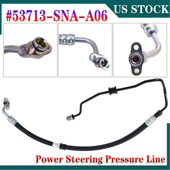 Power Steering Pressure Hose 53713-SNA-A06 For 2006-2010 2011 Honda Civic 1.8L