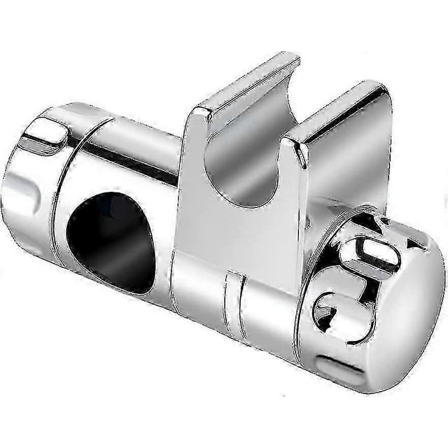 Adjustable 360 Rotating Shower Head Holder with Slider - Wall/Rod Mount for Bathroom Renovations (No Drill)_CP
