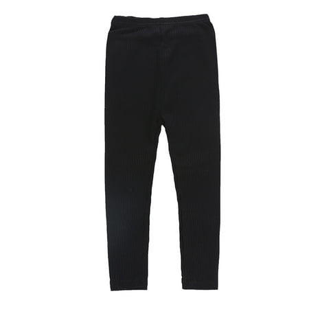 

Toddler Baby Girls Solid Pattern Pants Leggings Stretchy Trousers Bottoms