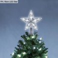 thumbnail image 1 of Luces LED de adorno de árbol de estrella de Navidad, lámpara de Estrella Brillante, brillante luz nocturna, adornos superiores de árbol de Navidad, decoración de fiesta en casa de Año Nuevo, 1 of 4