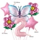 thumbnail image 4 of Juego de Globos de helio para decoración de Baby Shower, Globos de números de mariposa de 40 pulgadas, rosa, azul, girasol, suministros para fiesta de cumpleaños y boda, 4 of 4