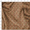 thumbnail image 4 of Soimoi Brown polyester Crepe Fabric Tree Stump & Fox Animal Decor Fabric Printed Yard 52 Inch Wide, 4 of 5