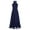 Navy Blue, variant on Eandarui Kids Halter Long Chiffon Flower Girl Dress for Teen Girls Pageant Party Gowns A Line Junior Mint Green 6