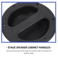 thumbnail image 2 of 8 Pcs Speaker Handle Recessed The Craft Glitchcore Kitchen Cabinet Handles Sound Bar Loudspeaker Black Flush Lift Audio Accessories, 2 of 6