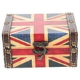 thumbnail image 4 of FONDOTIN 1Pack Patriotic Trinket Box Wooden Material with Dustproof Feature for Family, 4 of 8