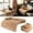 Coffee, variant on Calming Bed Mat for with Soft Neck Bolster Protector Cushion and Cat Bed Design