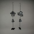 thumbnail image 4 of Mayrich Black Cast Iron Bear Wind Chime Hanging Bells Outdoor Décor (Set of 2), 4 of 4