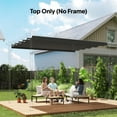 thumbnail image 2 of Outsunny 8.5' x 11.5' Pergola Canopy Top Only, Fit 10' x 13' Frame, Grey, 2 of 10