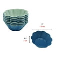 thumbnail image 4 of Starfrit Silicone Muffin Liners, Reusable & Non-Stick Baking Cups , Blue & Green, Pack-12, 4 of 5