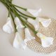 thumbnail image 5 of Lirio de cala, flores falsas para novia, una sola rama de poliuretano, tacto real, flor artificial, decoración para el hogar, boda, fiesta, 5 of 8