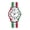 Ac, variant on Stretch Band Watches for Women: Bohemia Flower Easy Reader Elastic Band Watch Large Face Big Number Analog Quartz Bracelet Watch Expansion Band Wristwatch
