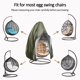thumbnail image 3 of Funda para silla colgante Dinheiro Egg 210D, funda para silla colgante para silla colgante Egg individual, funda para soporte de patio de 115 x 190 cm, funda para silla colgante para silla Cocoon, 3 of 5