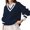 Black, variant on Vedolay Sweater Womens 2023 Fall Casual Long Sleeve Crew Neck Ribbed Knit Pullover Sweater,White S