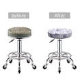 thumbnail image 5 of Fotbe Bouquet and Lavender Flowers Stool Covers Round,Waterproof Round Bar Stool Covers Bar Chair Covers Washable Stool Cushion Slipcover for 12-14 Inch Chair-, 5 of 7