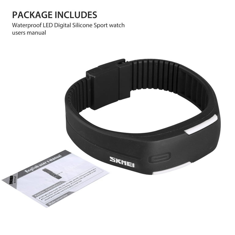 Silicone waterproof watch 2025
