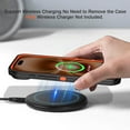 thumbnail image 7 of I-HONVA Compatible with iPhone Air Case,3-Layer Heavy Duty Drop Protection Anti-Slip Bumper Rugged Shockproof Dustproof Protection 6.6 inch Phone Case,Stripe Black Orange, 7 of 7