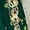 Bottle green, variant on Women’s Chinon Lehenga Choli with Gota Patti Work, Stitched Indian Ethnic Skirt, Unstitched Blouse Piece and Dupatta for Weddings (Pink )