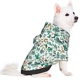 thumbnail image 2 of Haiem Floral In Teal for Winter Dog Hoodie Sweatshirts with Pockets Warm Dog Clothes for Small Dogs Chihuahua-Medium, 2 of 7
