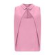 thumbnail image 5 of Tops Casuales sin Mangas para las Mujeres Color Sólido Cuello Redondo Plisado Blusa sin Espalda, Tops de Color Sólido para las Mujeres Respirable Primavera Verano Diario, 5 of 8