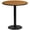 Natural, variant on Emma + Oliver 42"RD Mahogany Laminate Bar Table Top-24"RD Base