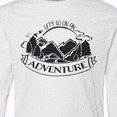 thumbnail image 4 of Inktastic Let's go on an Adventure Mountains Long Sleeve Youth T-Shirt, 4 of 5