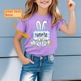 thumbnail image 2 of Boys Easter Shirt Classic Breathable Red Bunny Graphic Easter Story Tshirt Boys Kids Toddler 2026 Short Sleeve T-Shirt Tops, 2 of 5