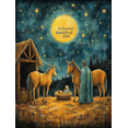 thumbnail image 1 of Qisvanset 12x16 Inch Nativity Scene Canvas Wall Art, Christmas Biblical Inspirational Holiday Home Decor, 1 of 8